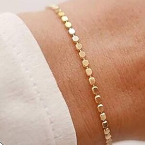 “Everyday” 6.5mm Dainty Dot Bracelet Thin Bracelets